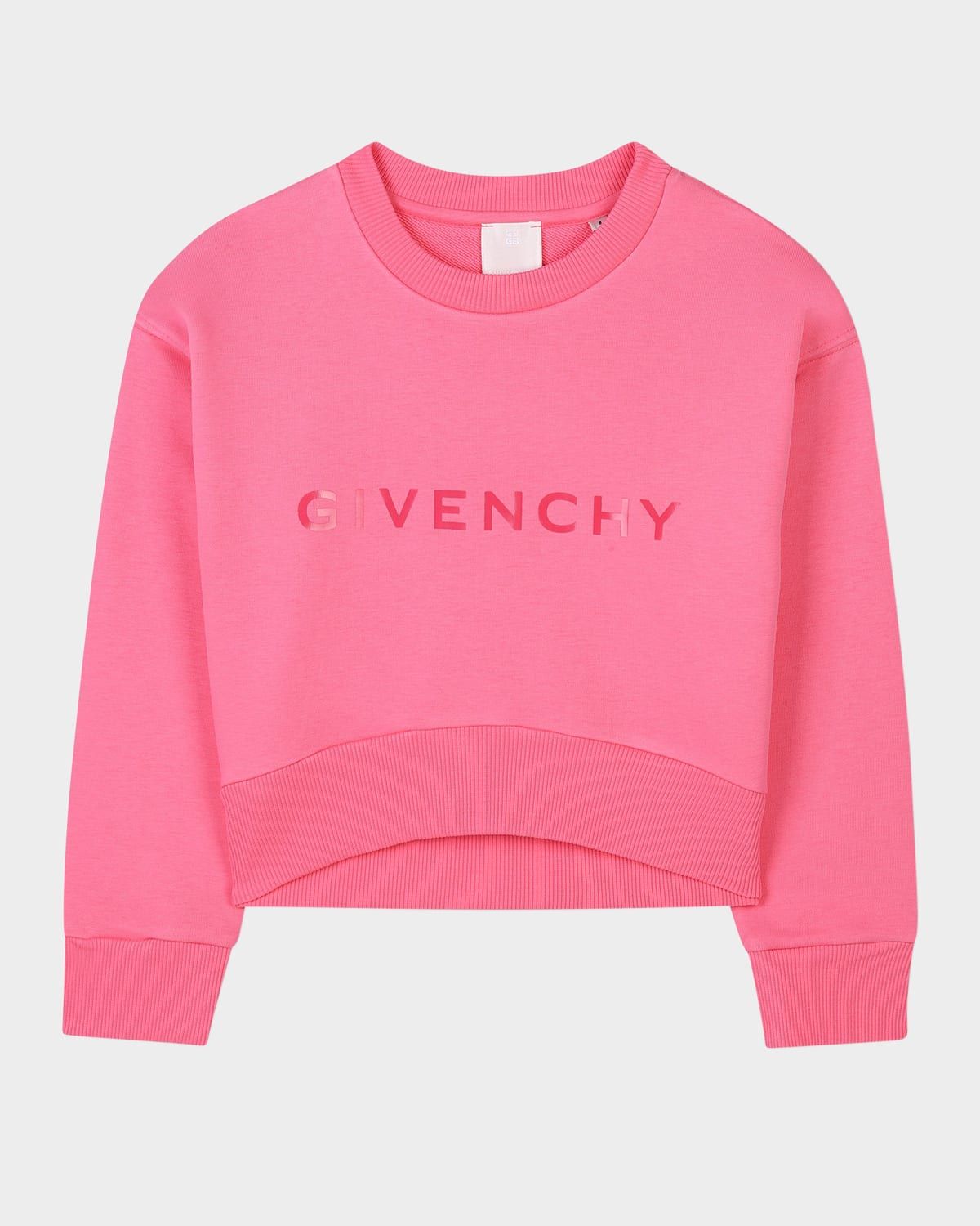 Girl & apos;s Classic Logo-Print Sweatshirt, Size 8-14