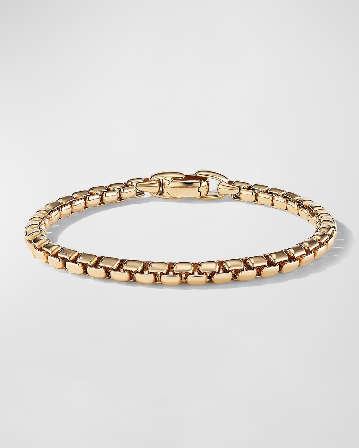 Box Chain Bracelet in 18K Gold, 5mm