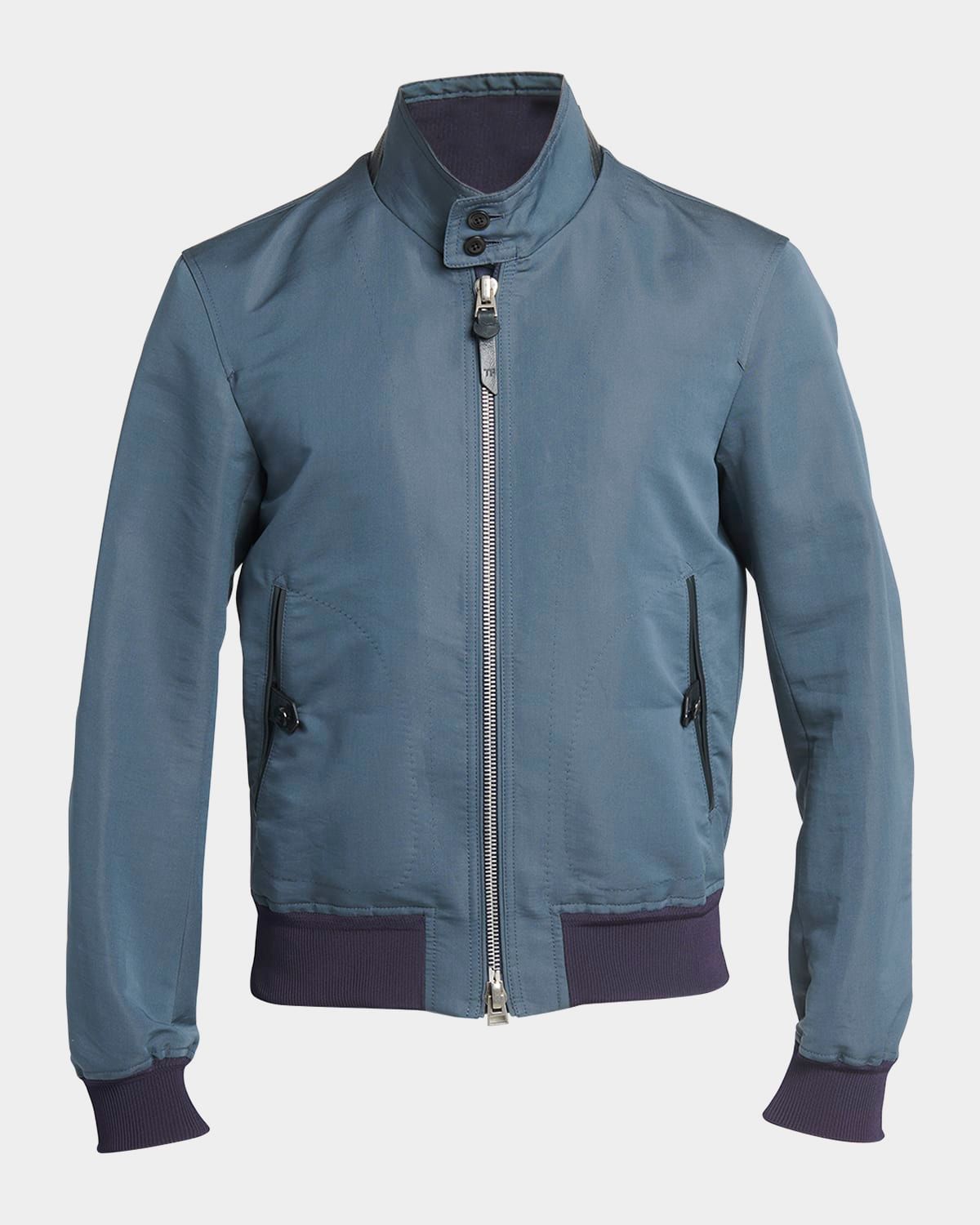 Men & apos;s Harrington Fine Poplin Blouson Jacket