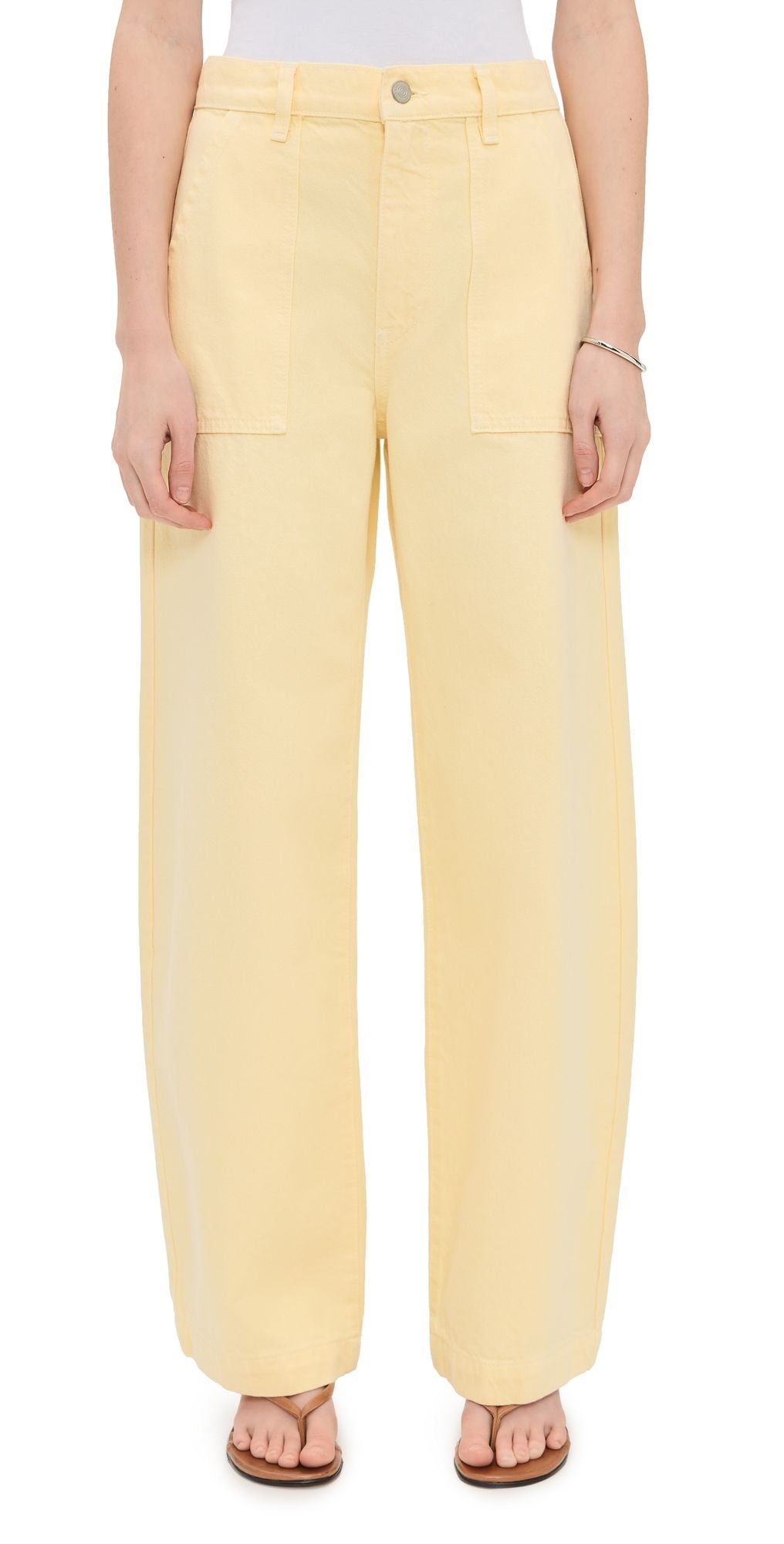 FRAME The Bow Cargo Pants Lemon 26