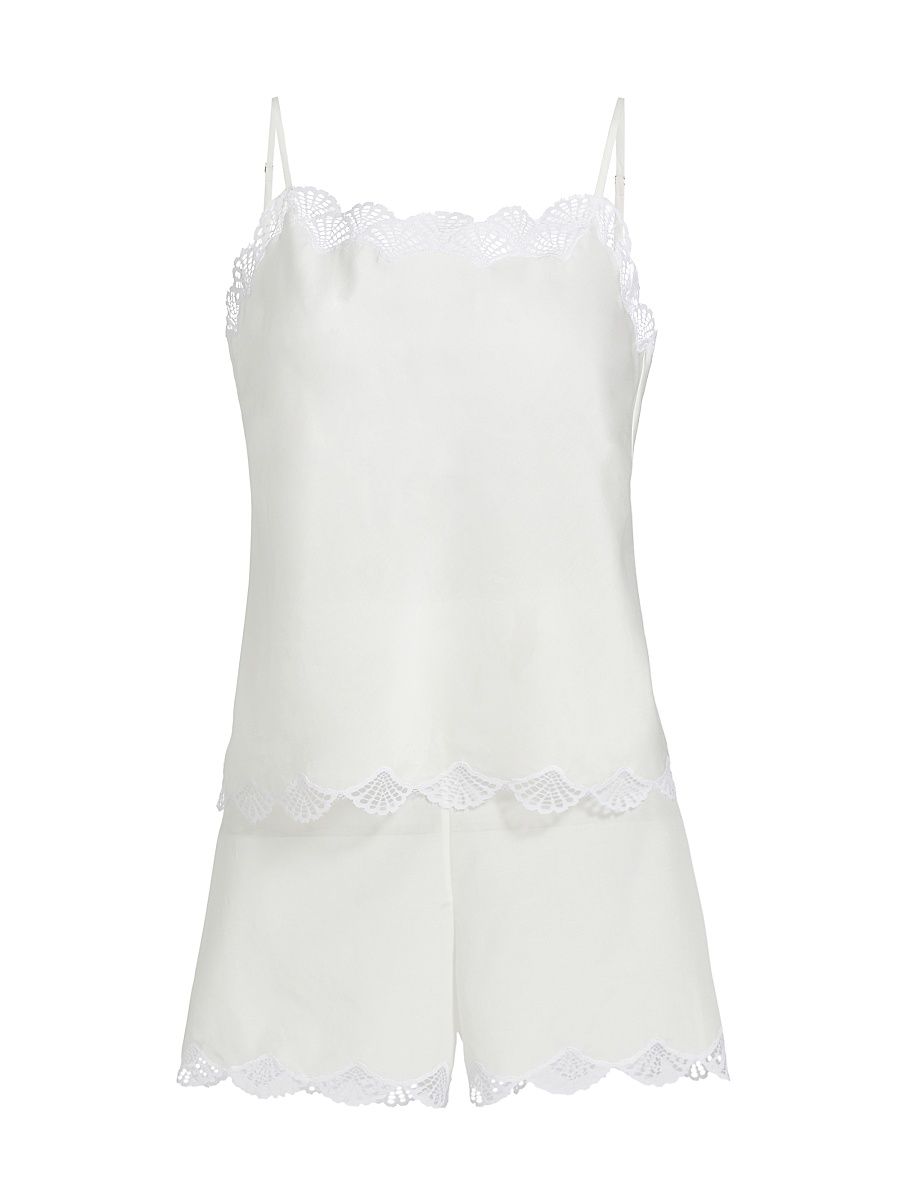 Women's Colette Camisole & Shorts Set - White - Size XL