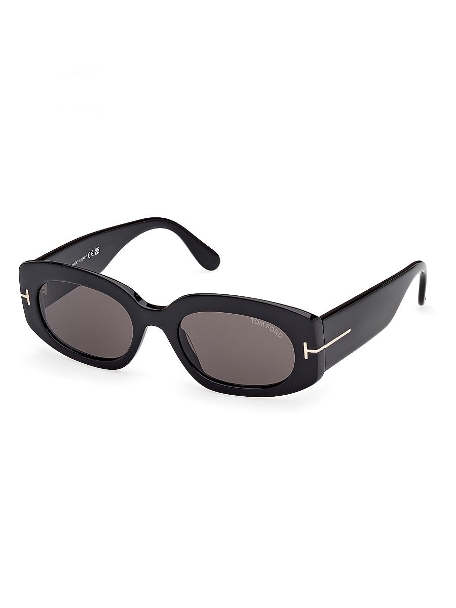 Women's Cielle 52MM Oval Sunglasses - Black Black
