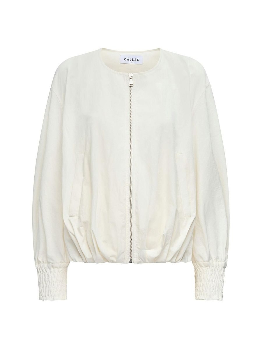 Callas Milano Women's Marta Bomber Jacket - Natural - Size 8