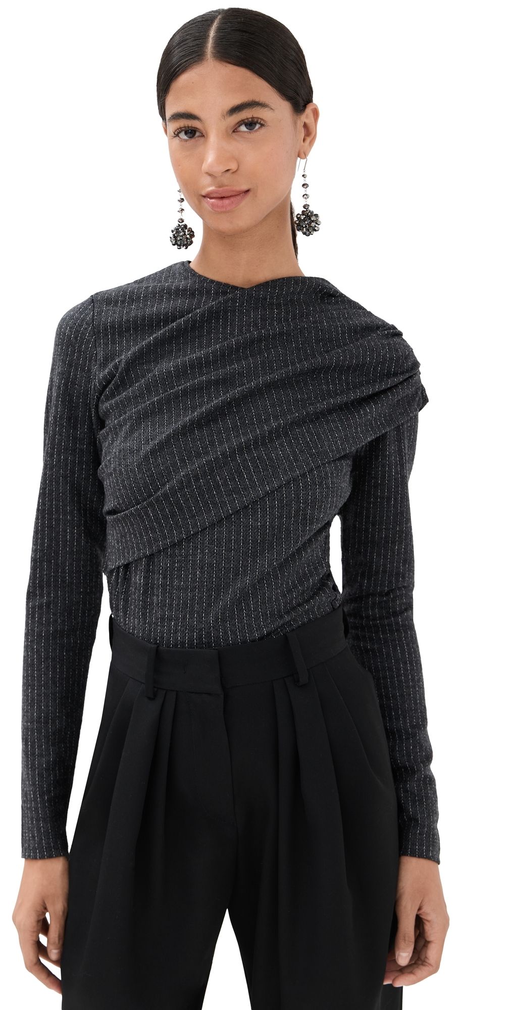 Isabel Marant Asna Top Anthracite 44