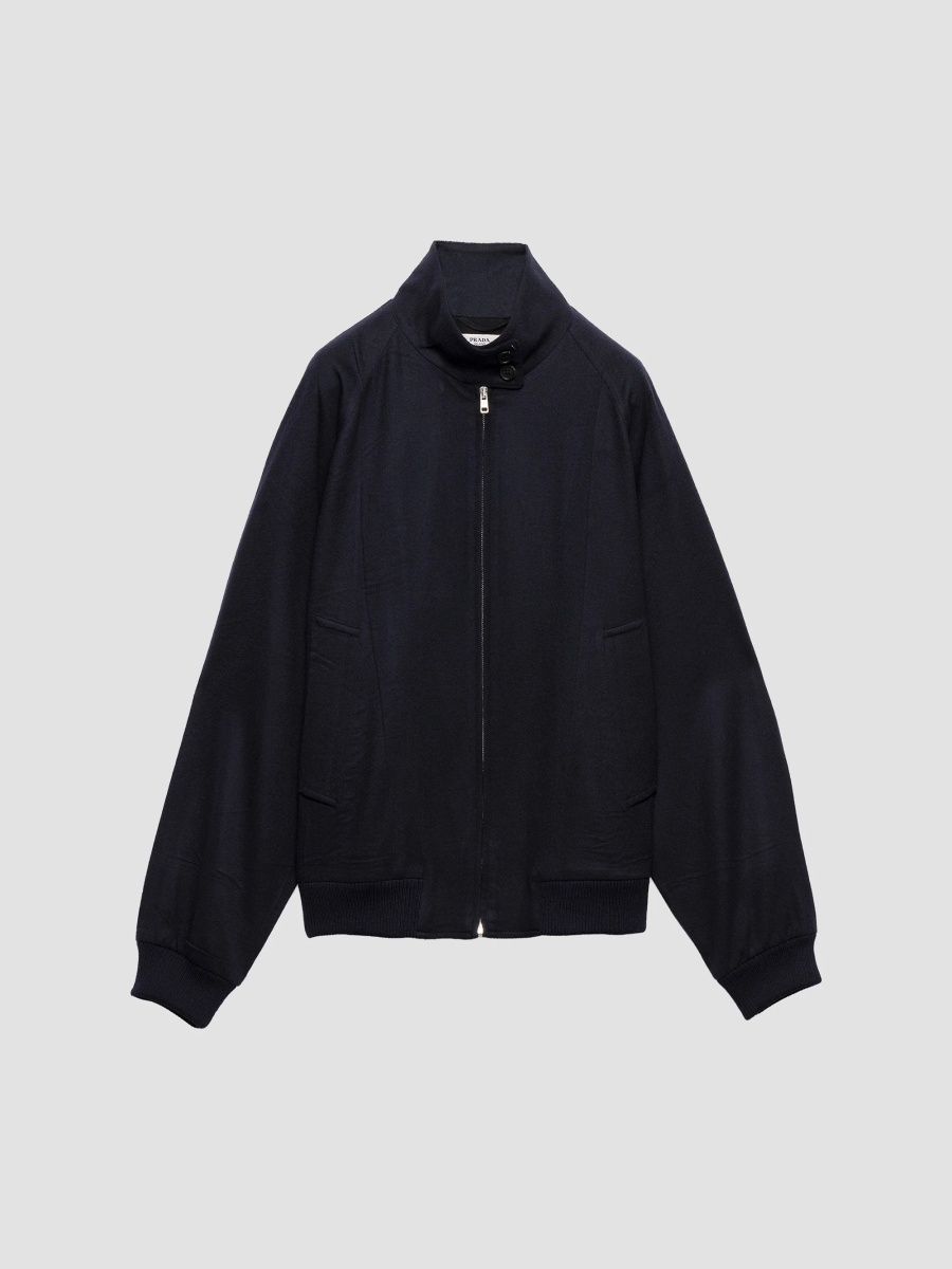 Prada Women's Cashmere Jacket - Blue - Size 6