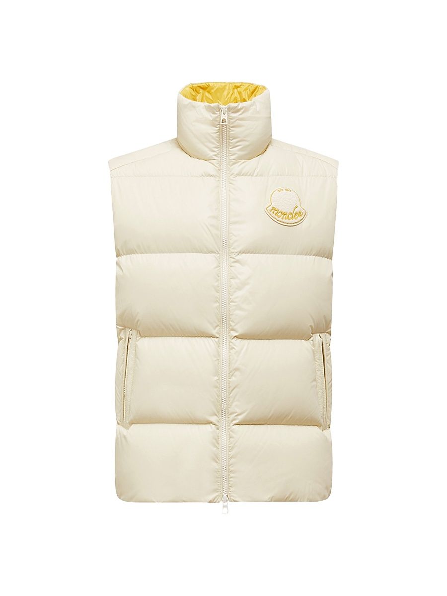 Men's Lipsi Puffer Vest - White Ivory - Size XXXL