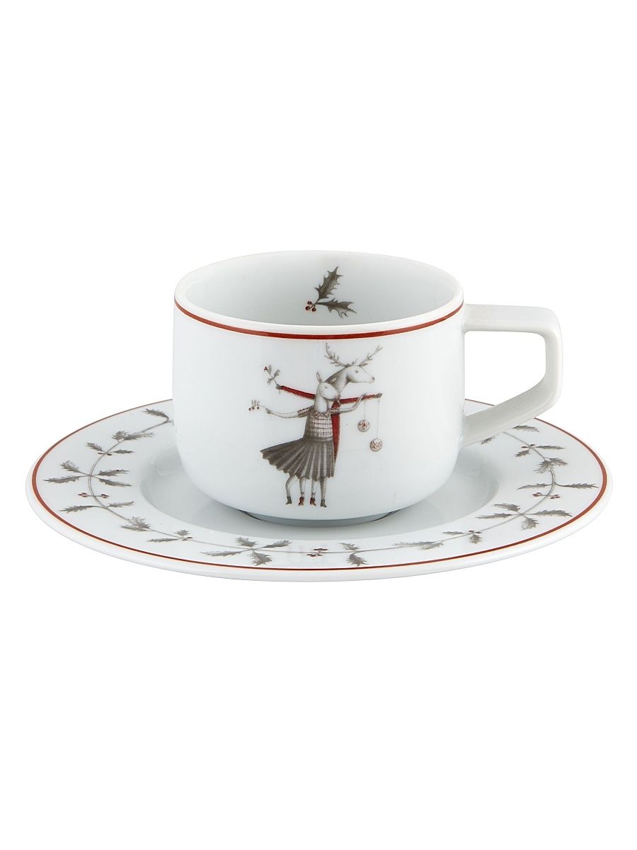 Noel Coffee Cup & Saucer