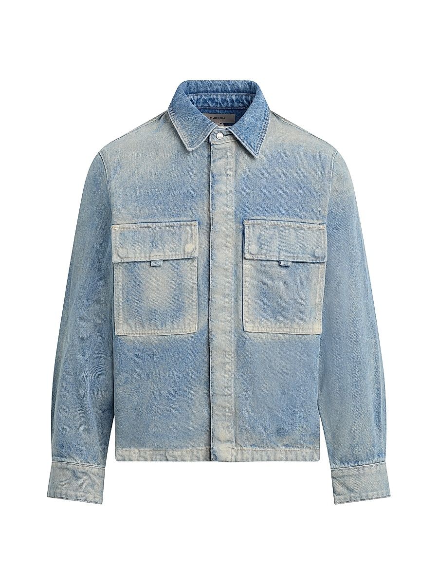 Men's Tulum Denim Shirt Jacket - Tulum - Size XL