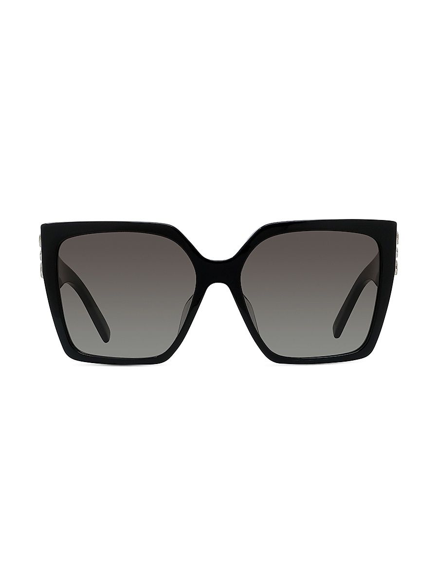 Women's 4G 57MM Square Sunglasses - Black