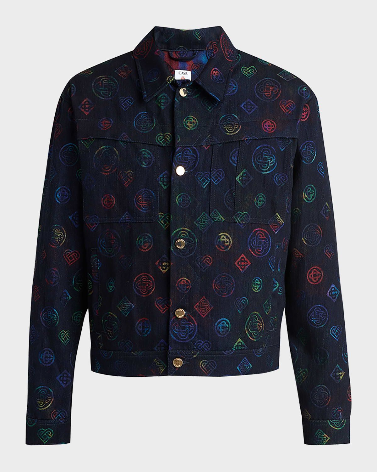 Men & apos;s Heat Map Denim Jacket