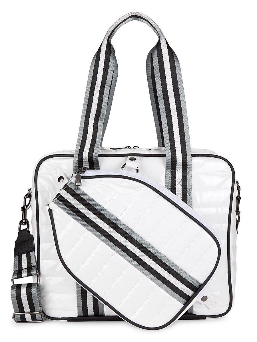 Women's Sporty Spice Pickleball Bag - White Patent