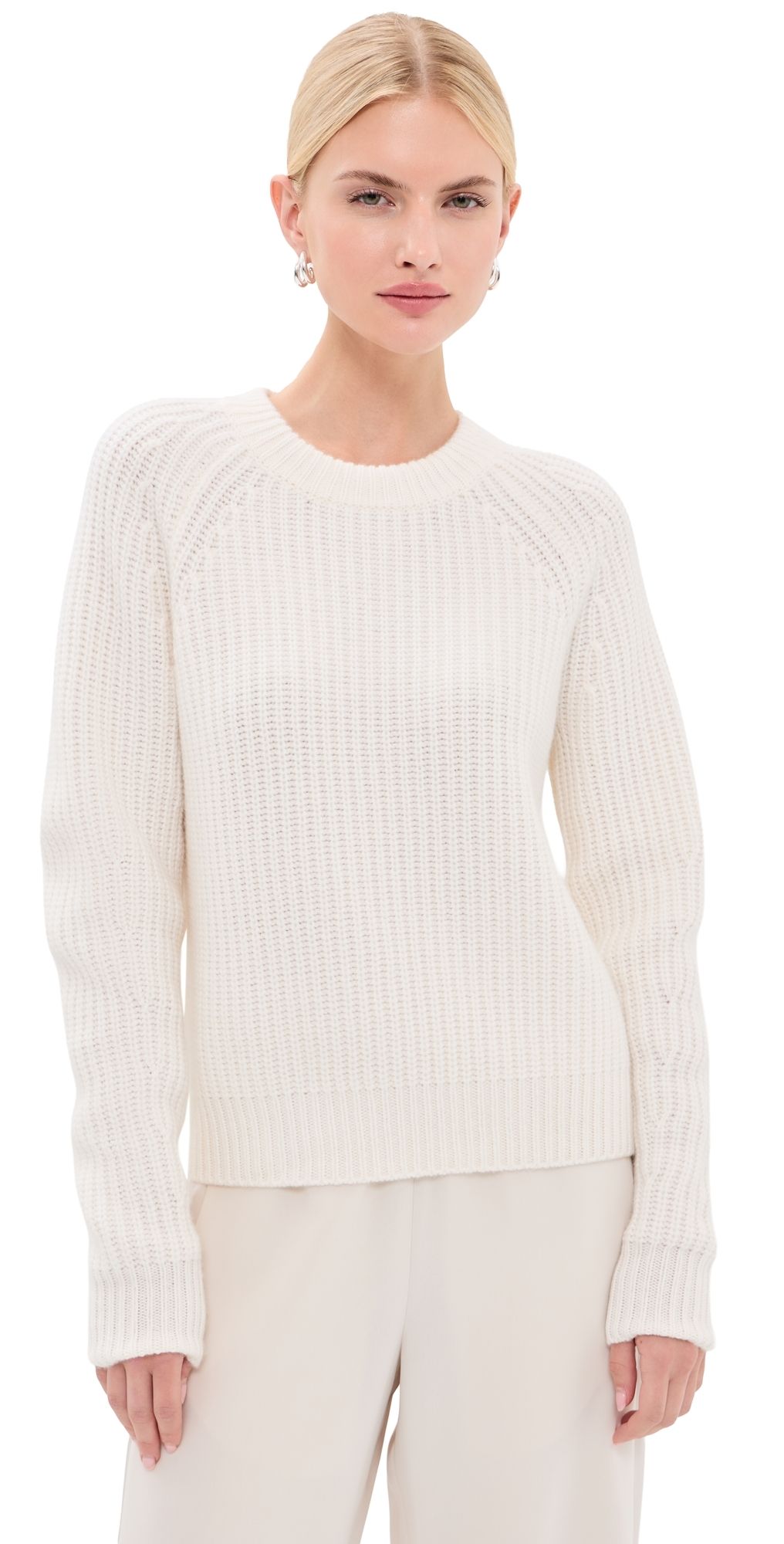 LISA YANG Miki Cashmere Sweater Cream 0