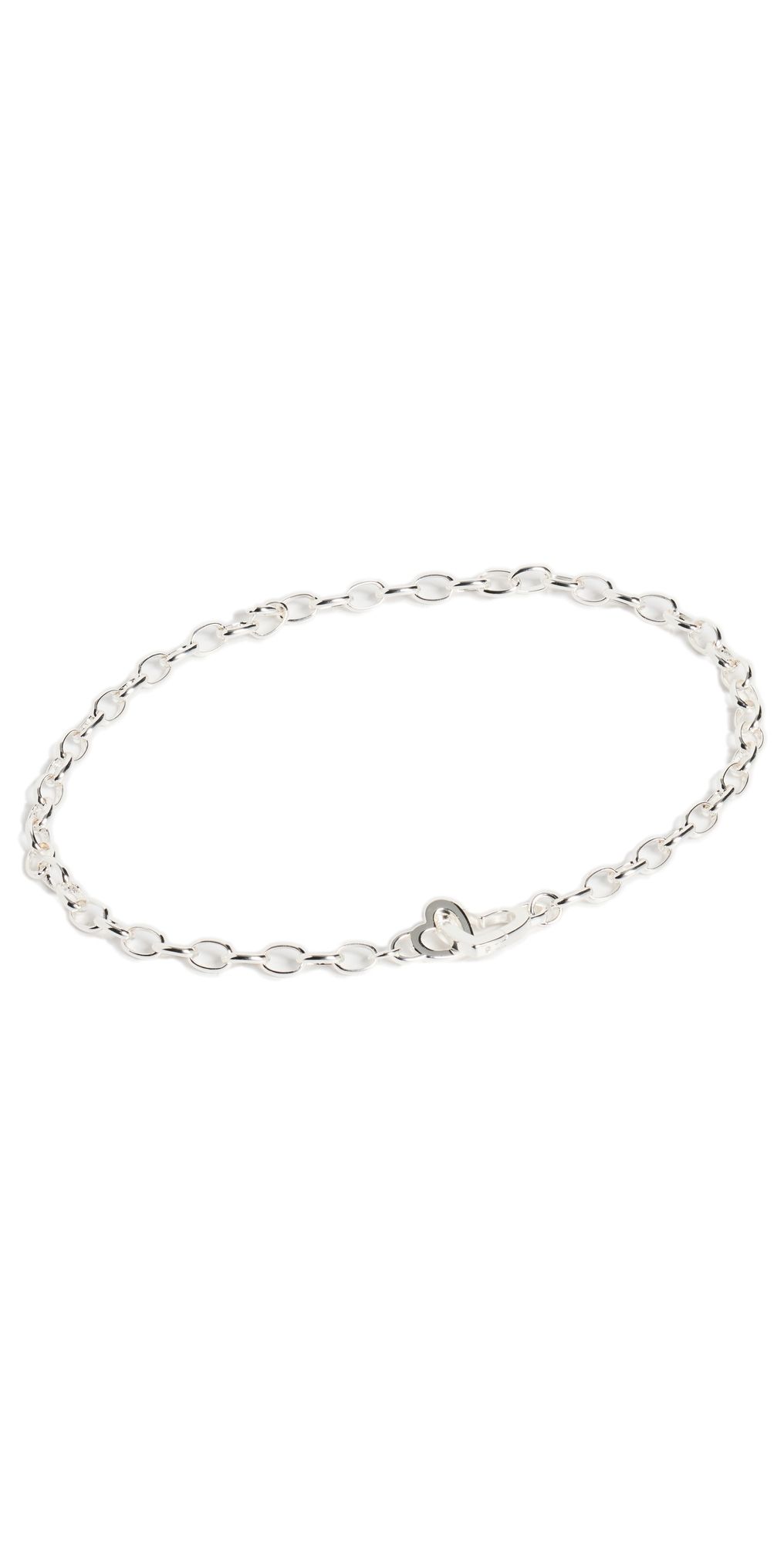 Gorjana Parker Heart Mini Bracelet Silver One Size