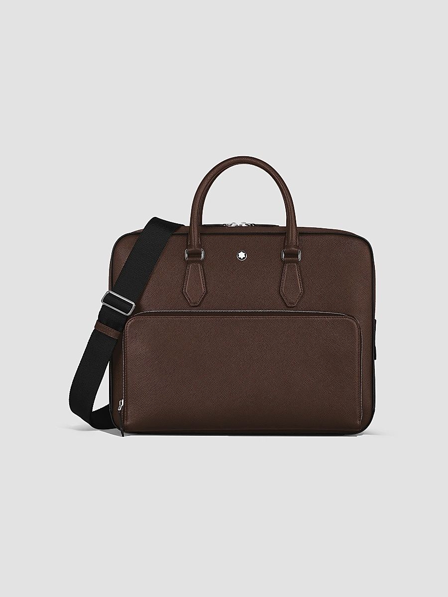 Montblanc Men's Sartorial Leather Document Case - Brown