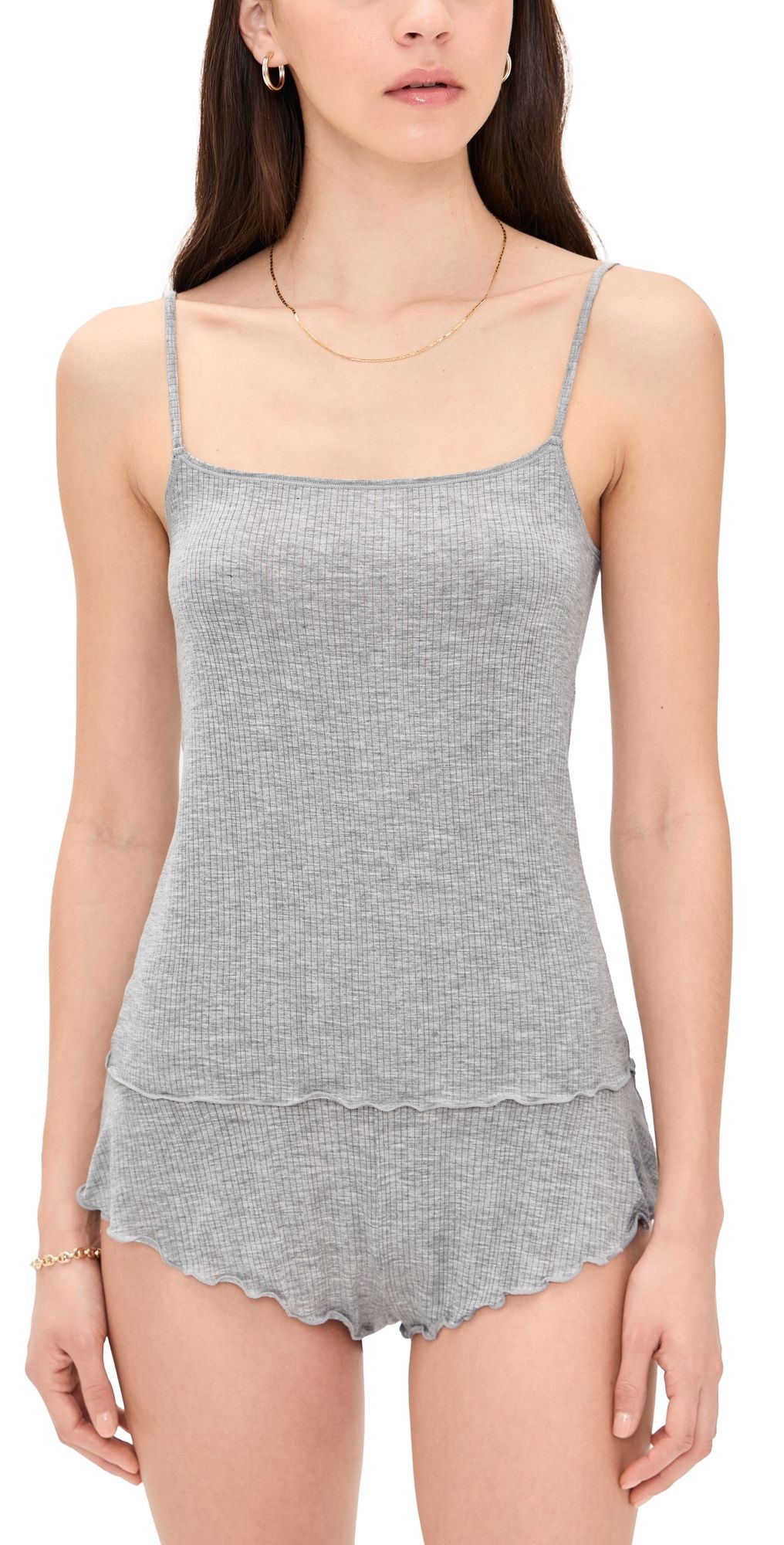 Negative Whipped Cami Heather Grey M