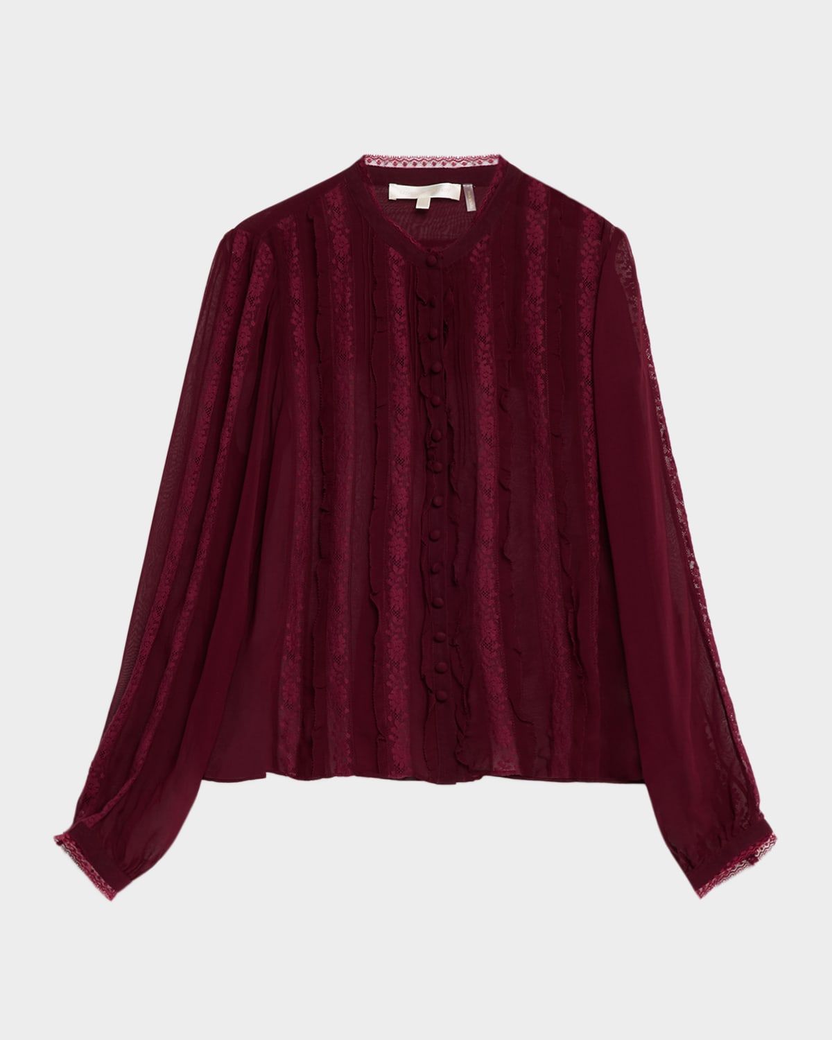 Alvynne Sheer Lace Blouse