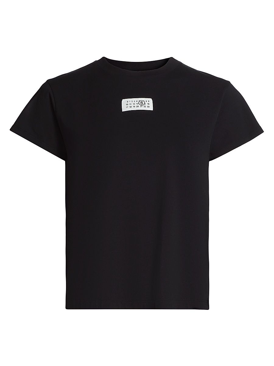 Women's Logo Baby T-Shirt - Black - Size XS