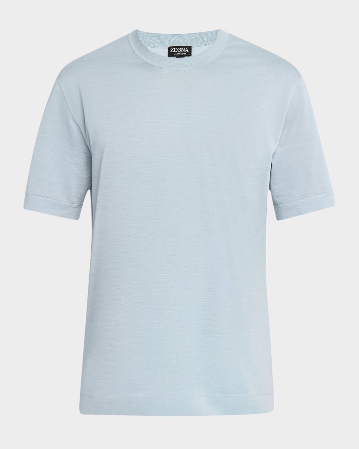 Men & apos;s Melange Silk and Cotton Crewneck T-Shirt