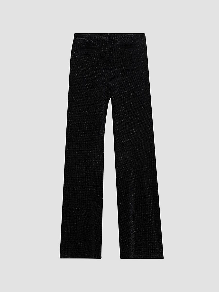 Ramy Brook Women's Fern Embellished Flare Pants - Black - Size 12