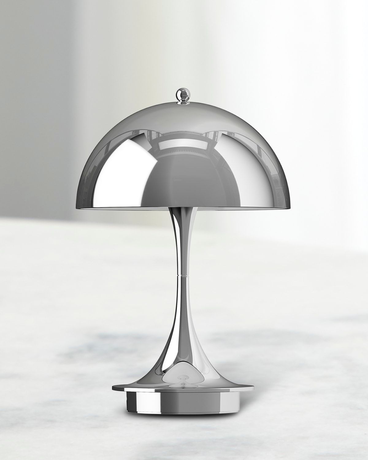 Panthella Portable Metal Table Lamp, 10"