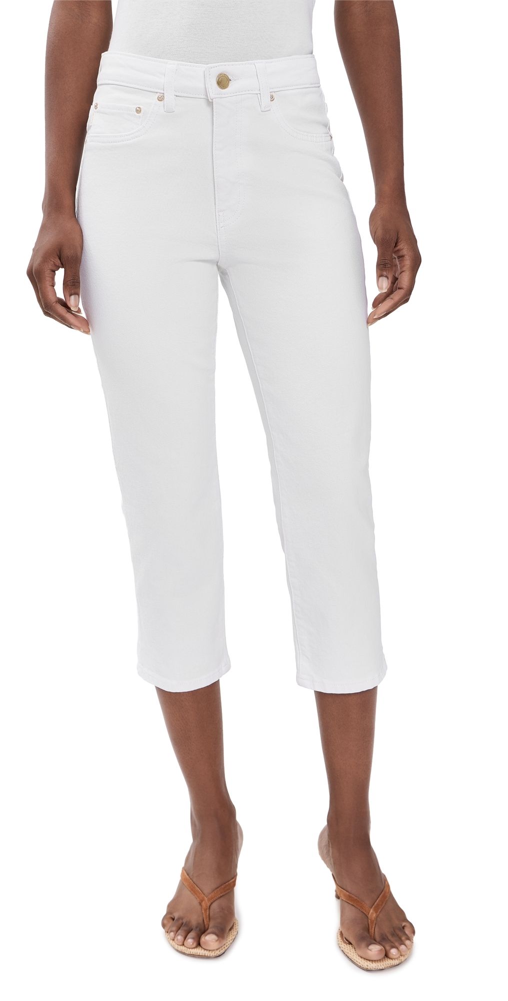 DL1961 Kristy Capri Pants White 27