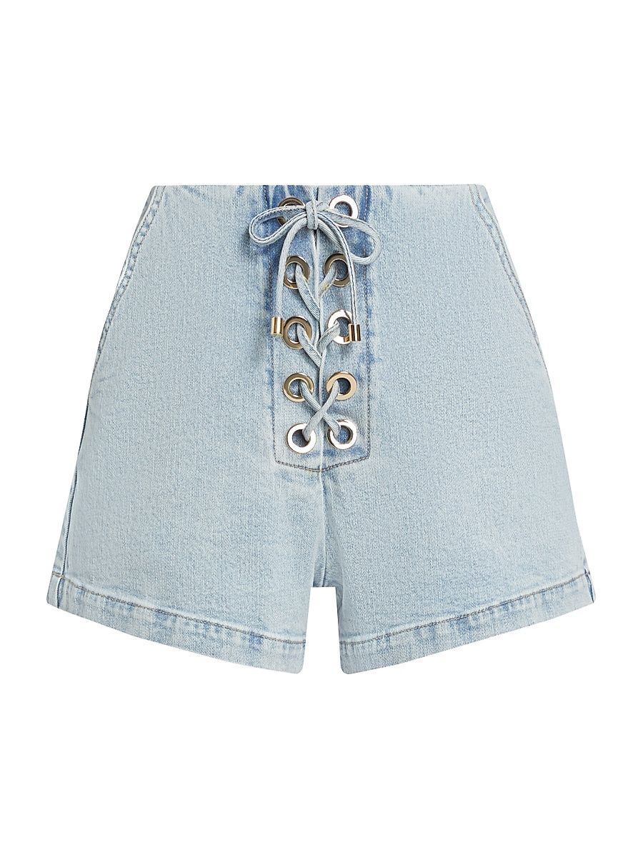 Women's Melina Denim Shorts - Light Blue - Size 30
