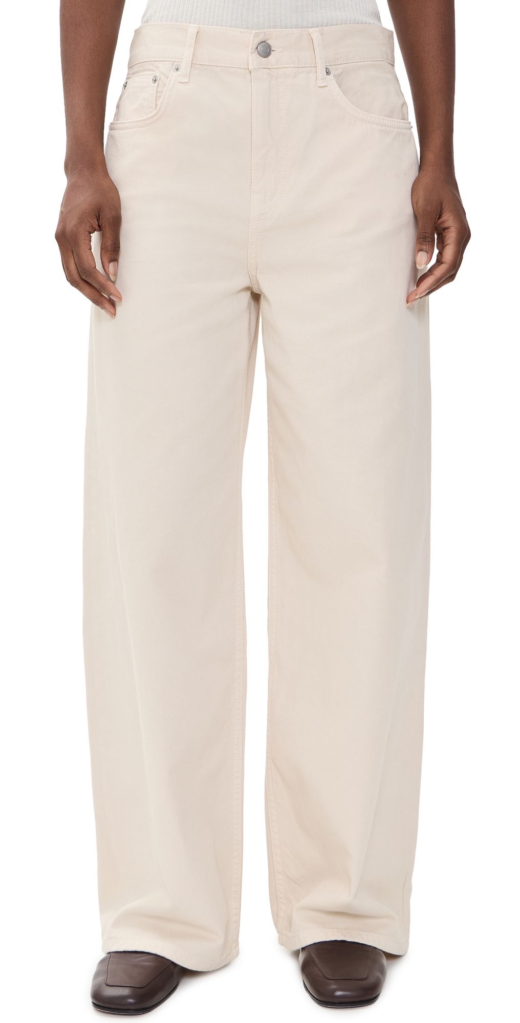 Jenni Kayne Beachwood Baggy Pants Cream 25