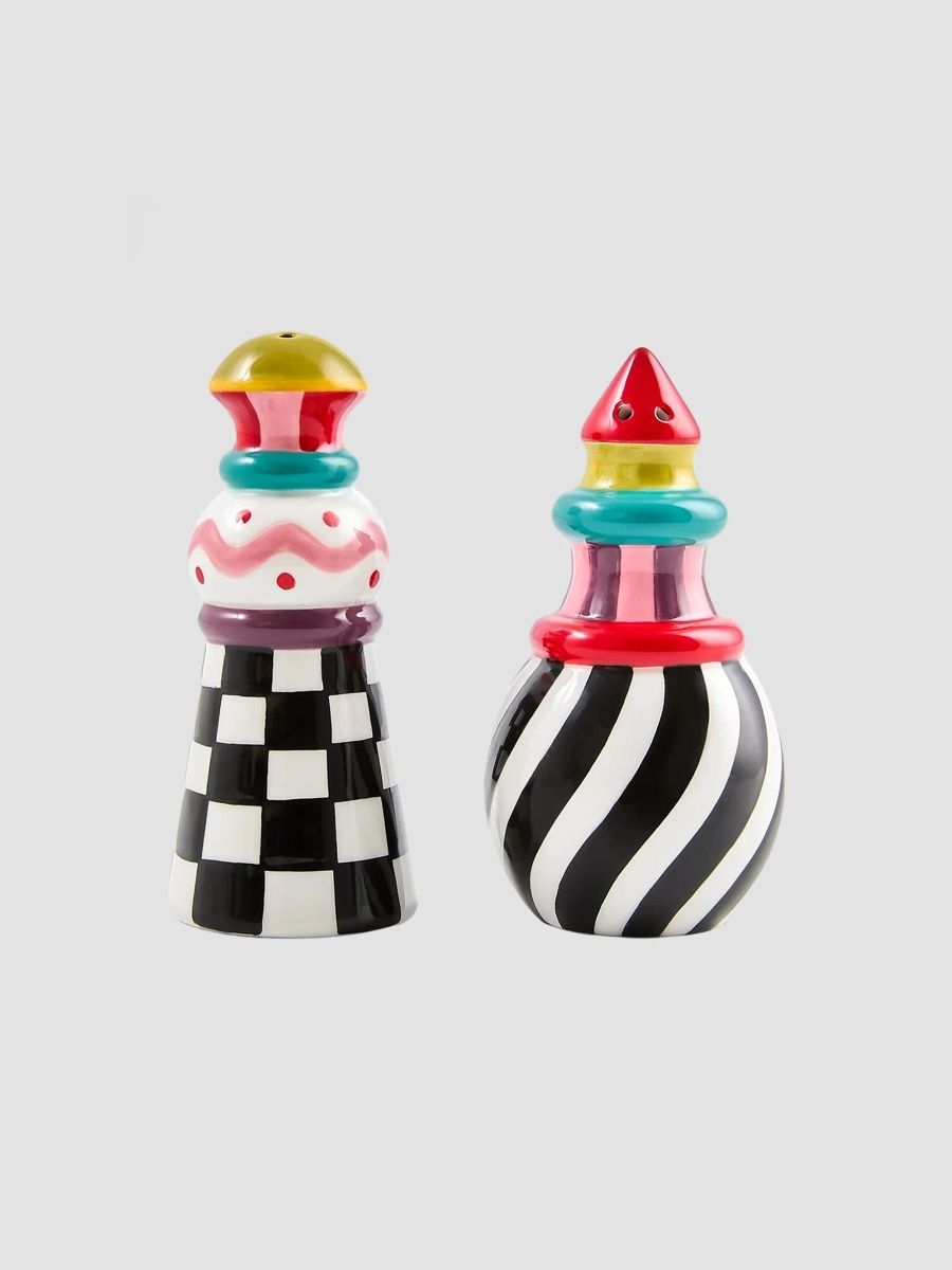 MacKenzie-Childs 2-Piece Jubilee Salt & Pepper Shaker Set
