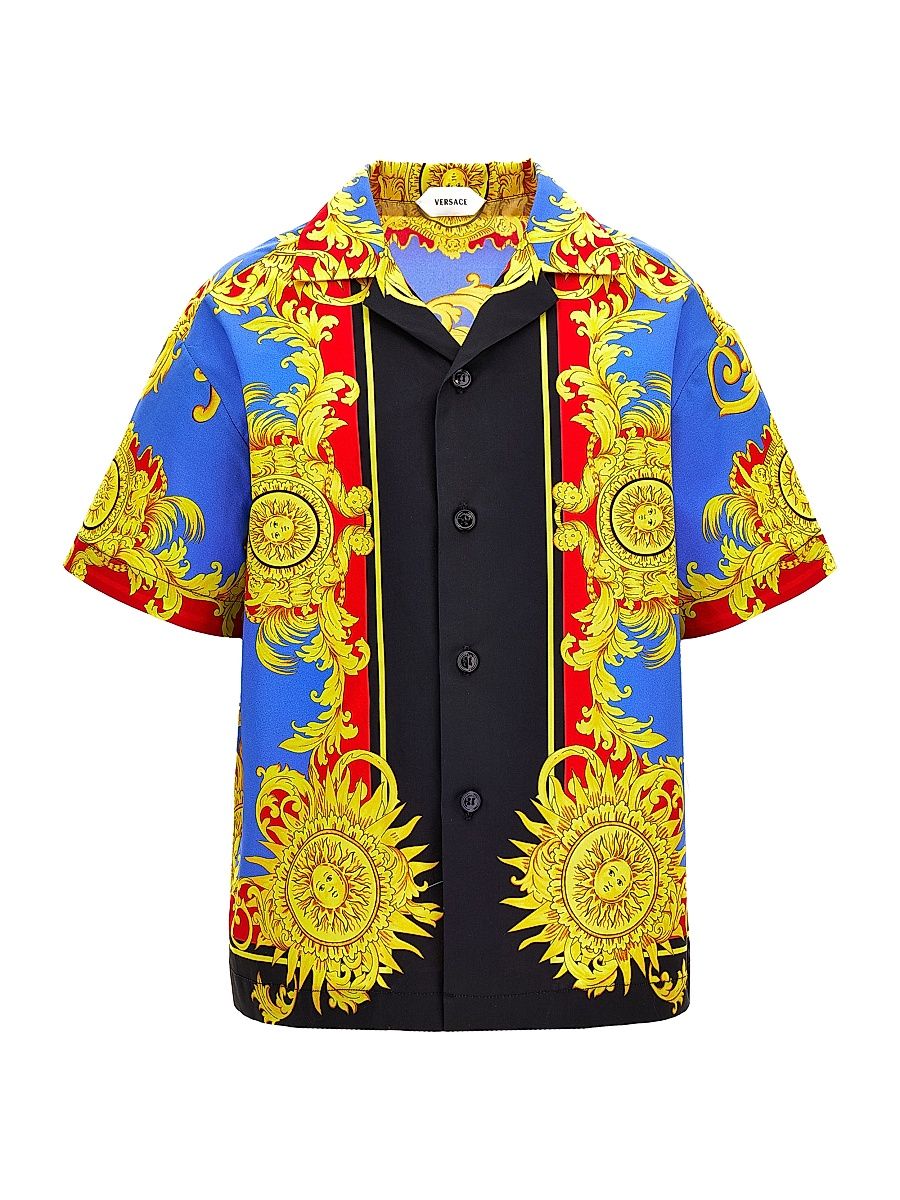 Baby Boy's, Little Boy's & Boy's Barocco Short-Sleeve Shirt - Blue - Size 3