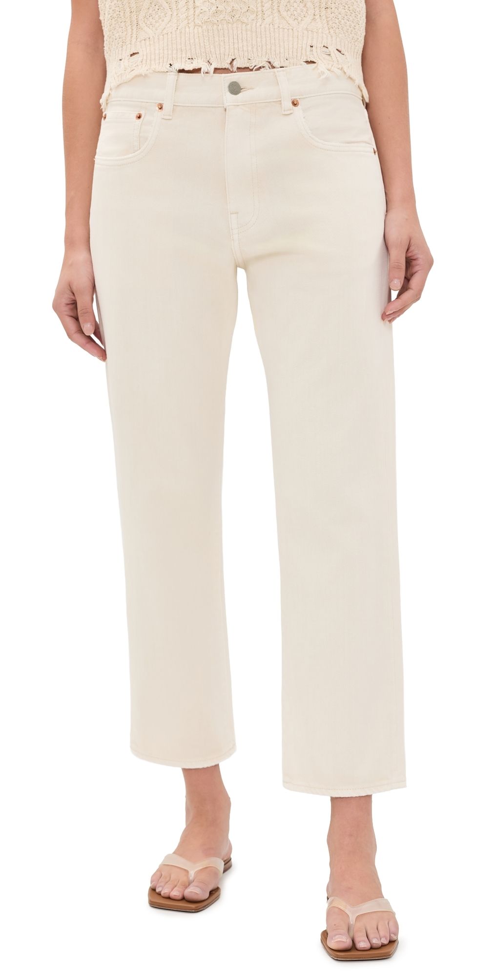 Denimist Lucy Boyfriend Jeans Barley Khaki 27