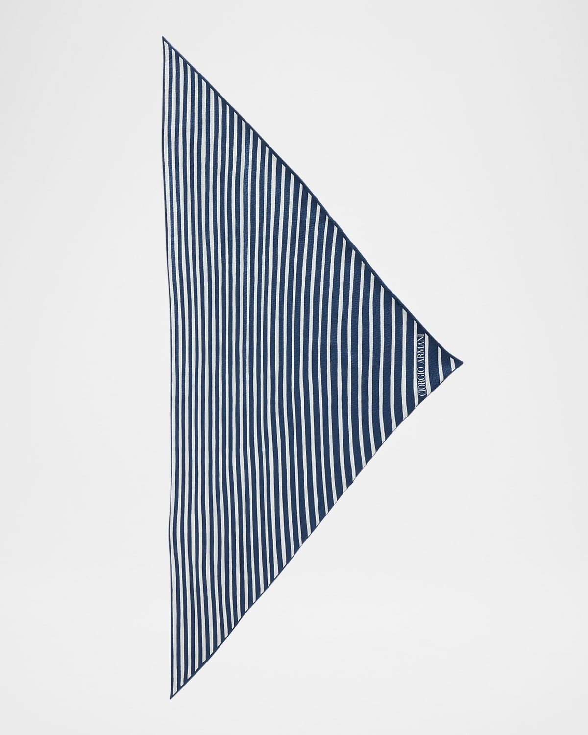 Men & apos;s Silk Stripe Neck Scarf