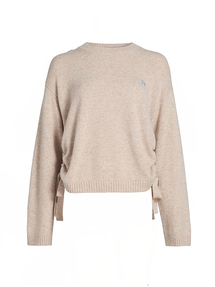 Women's Future Wool-Blend Oversized Sweater - Sand - Size Large