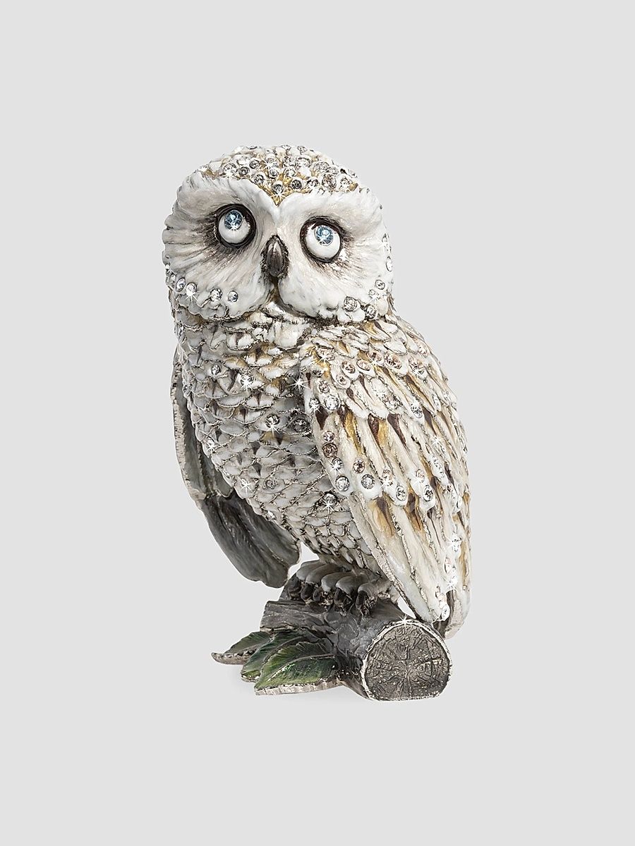 Jay Strongwater Hildy Owl Figurine - Multi
