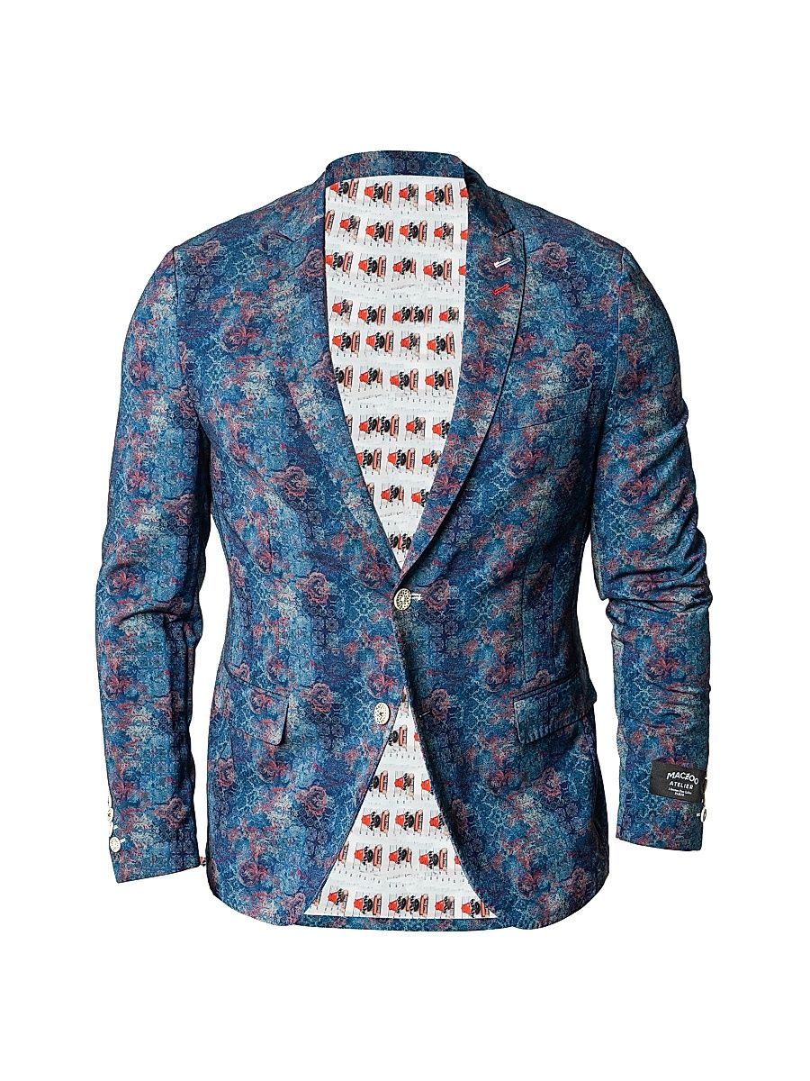 Men's Unconstructed Descartes Blazer - Blue - Size XXXXL