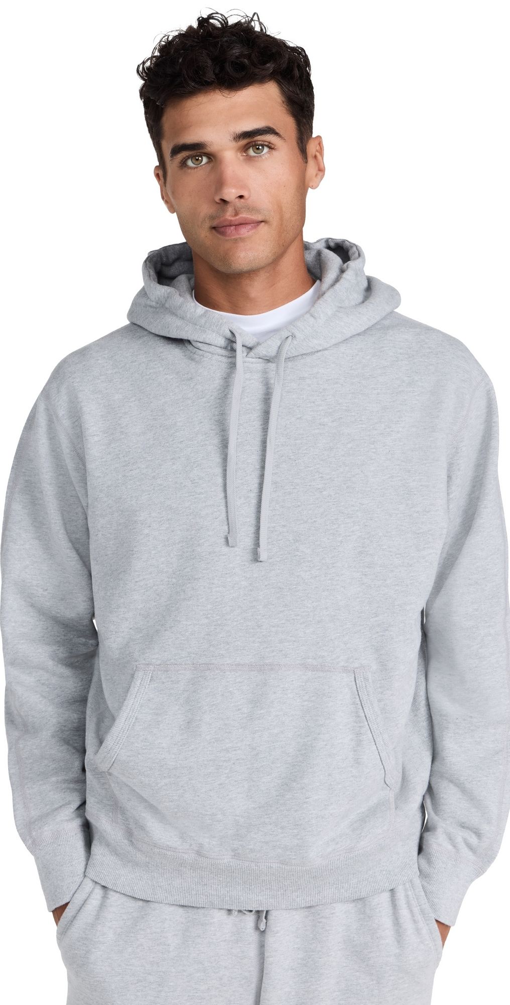 Reigning Champ Midweight Terry Standard Hoodie Heather Grey XS