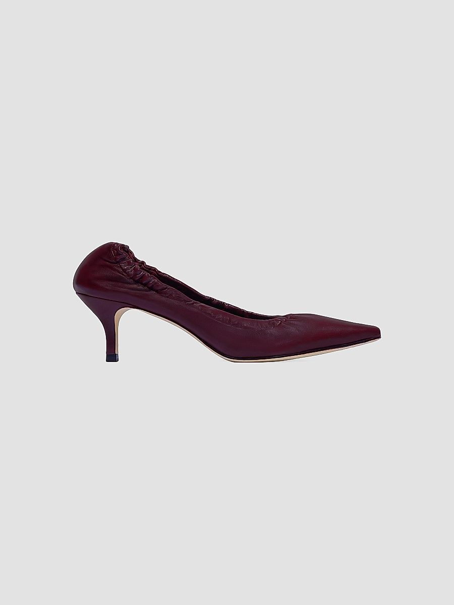 Bernardo 1946 Women's Manu Elastic Pumps - Dark Plum - Size 8.5