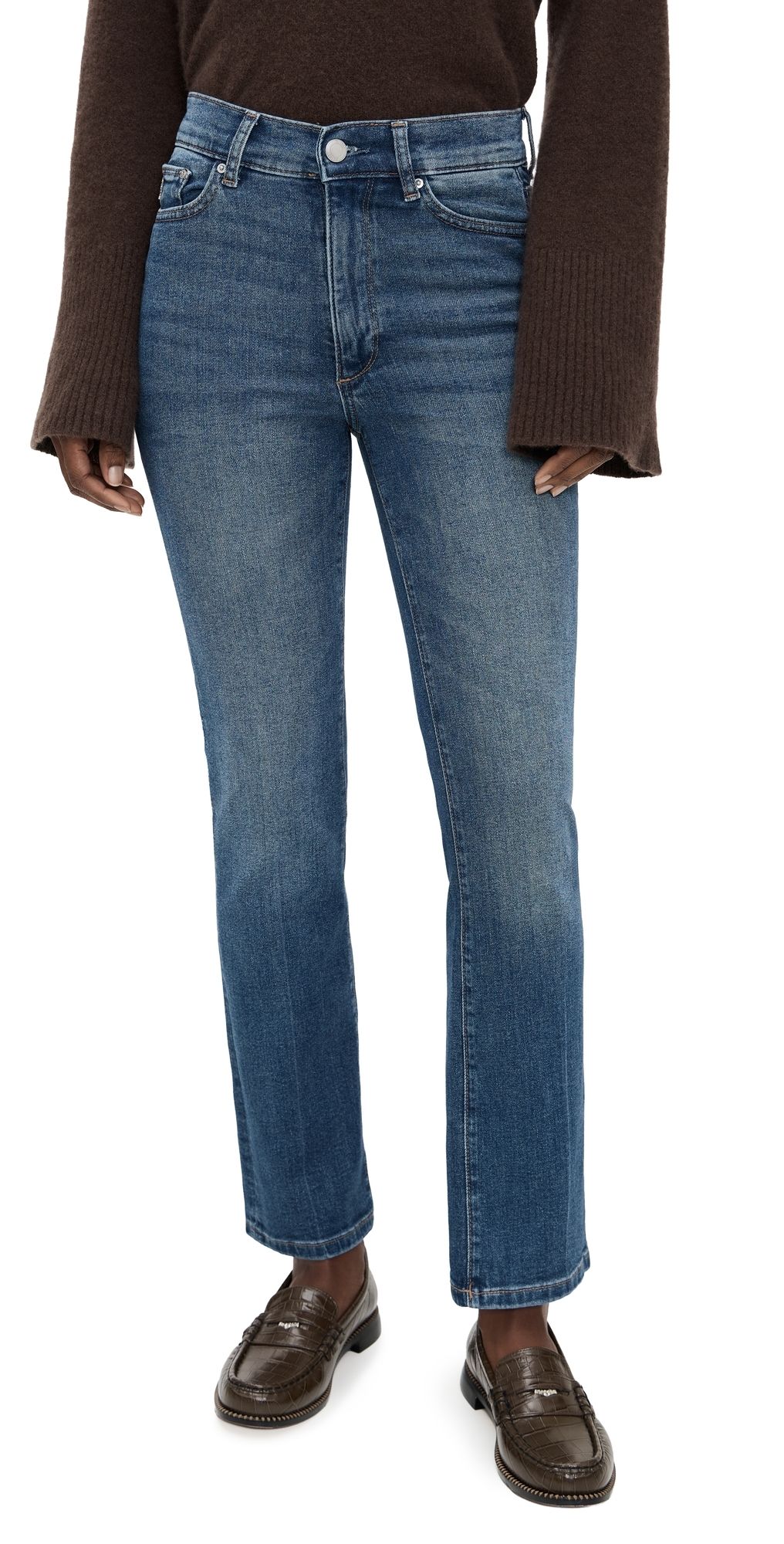 DL1961 Halle Straight High Rise Instasculpt Jeans Oceanside (DL Ultimate) 24