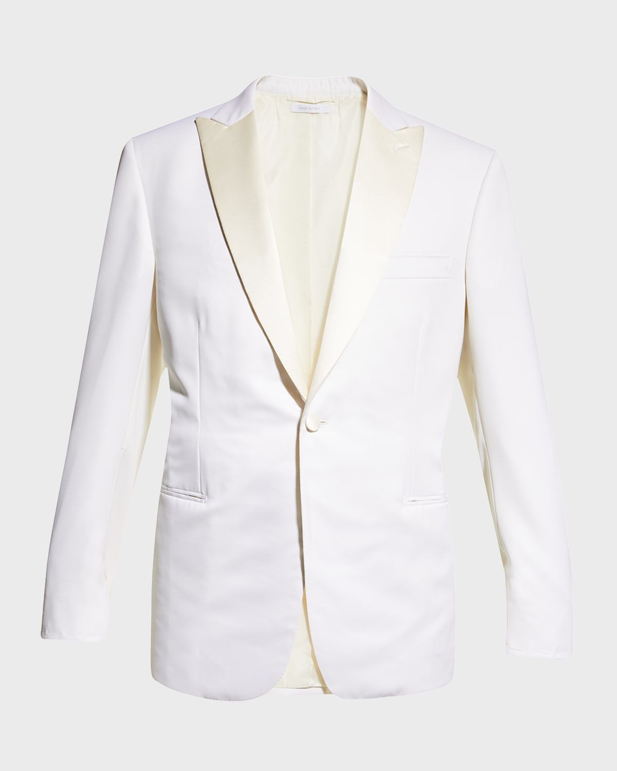 Men & apos;s Solid Wool Dinner Jacket