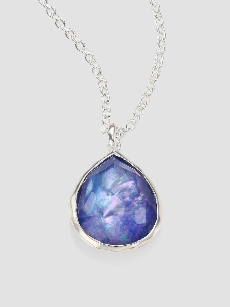 Ippolita Women's Rock Candy Small Sterling Silver & Triplet Pendant Necklace - Silver Lapis
