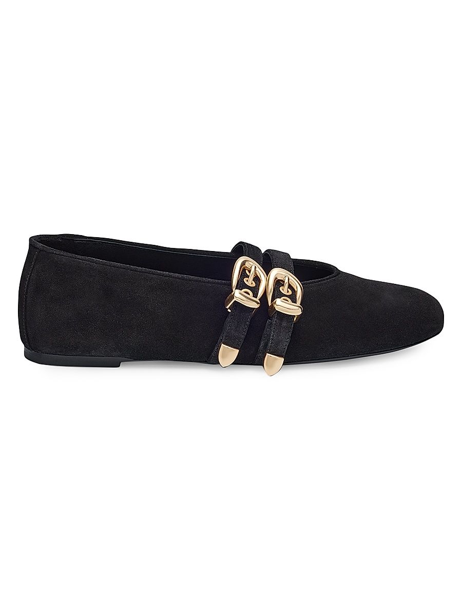 Women's Maven Suede Mary Janes - Black - Size 8.5
