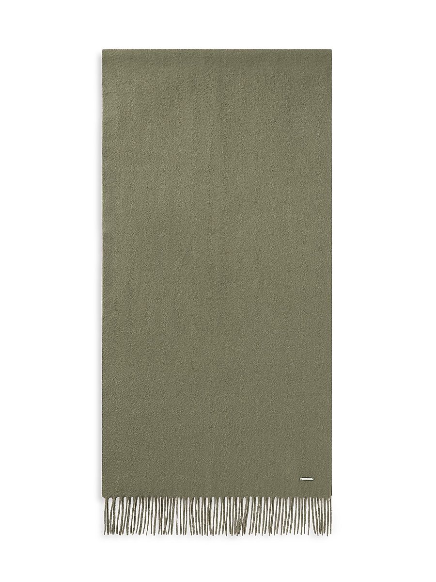 Women's Grande Cashmere Scarf - Tea Leaves