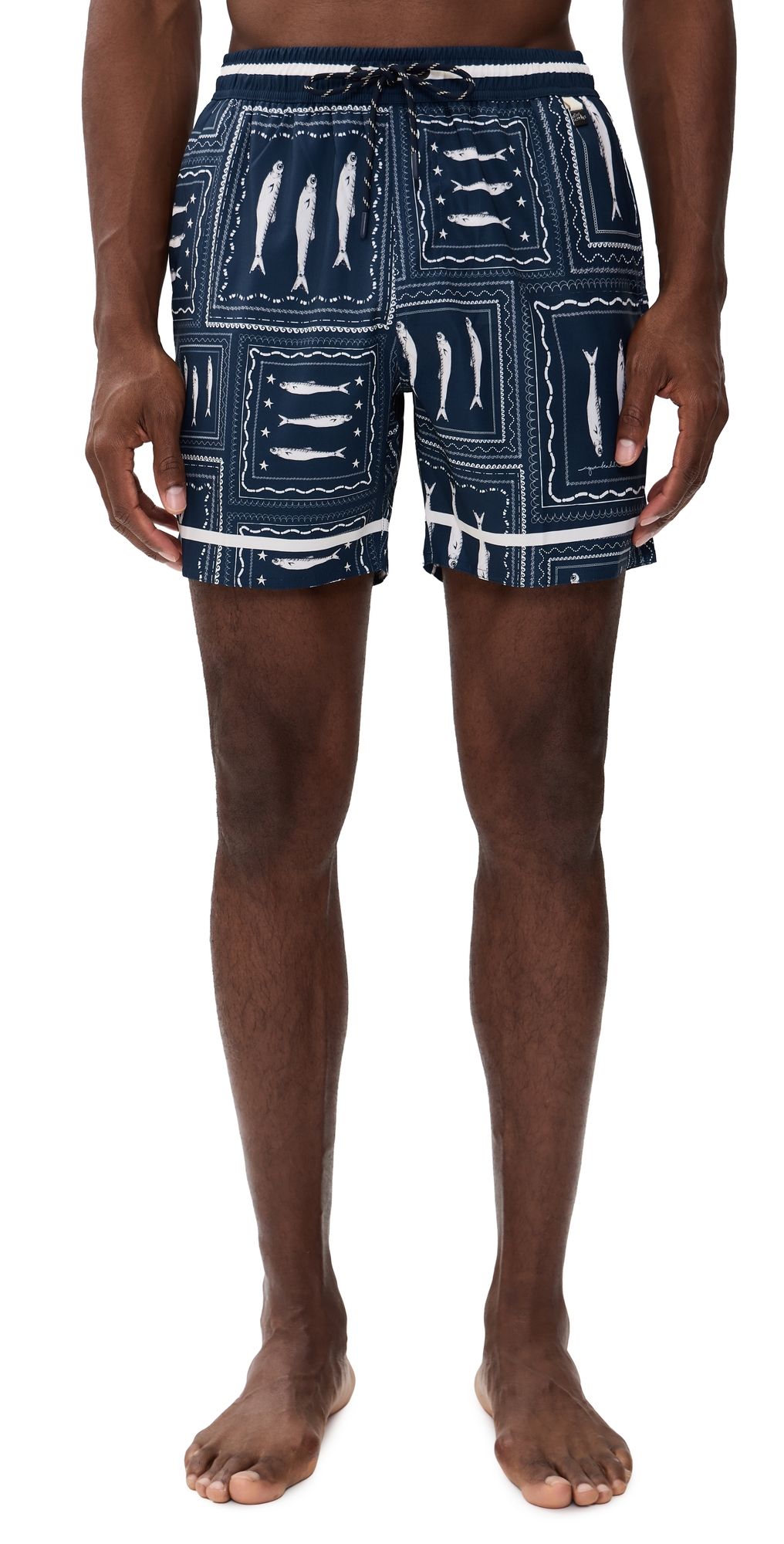 Agua Bendita Exclusive Joe Swim Trunks Navy 32