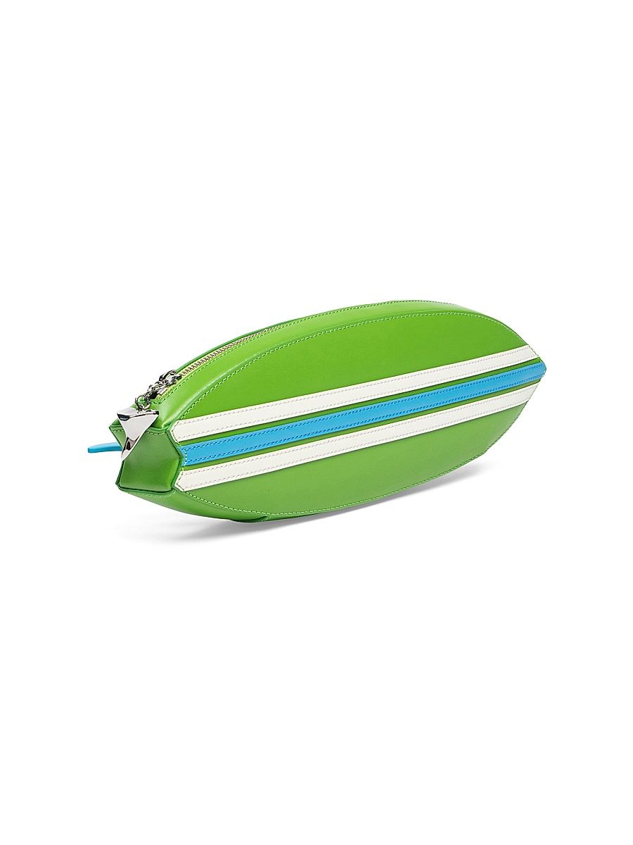 Women's Surfboard Leather Clutch - Sprout