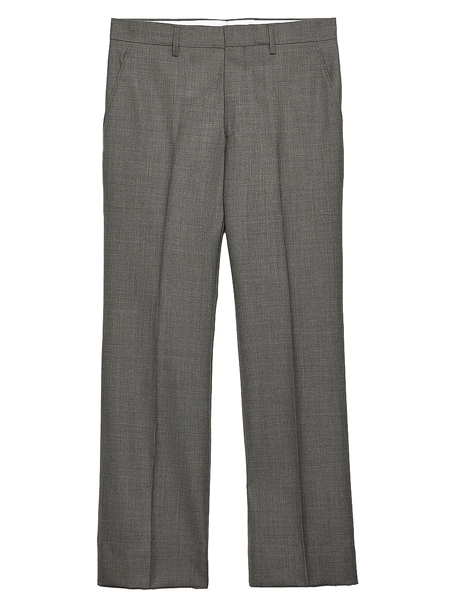 Men's Wool Pants - Grey - Size 38