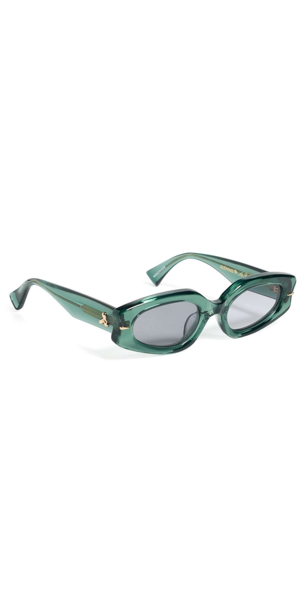 Le Specs Le Specs x Alemais Lunar Sunglasses Sage Green One Size