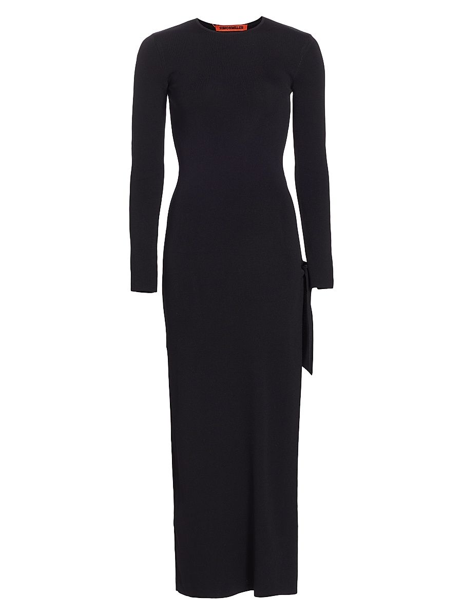 Women's Junjo Long-Sleeve Dress - Black - Size Large