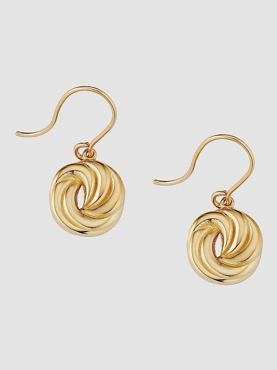 Women's 14K Yellow Gold Infinite Love Drop Earrings - Gold