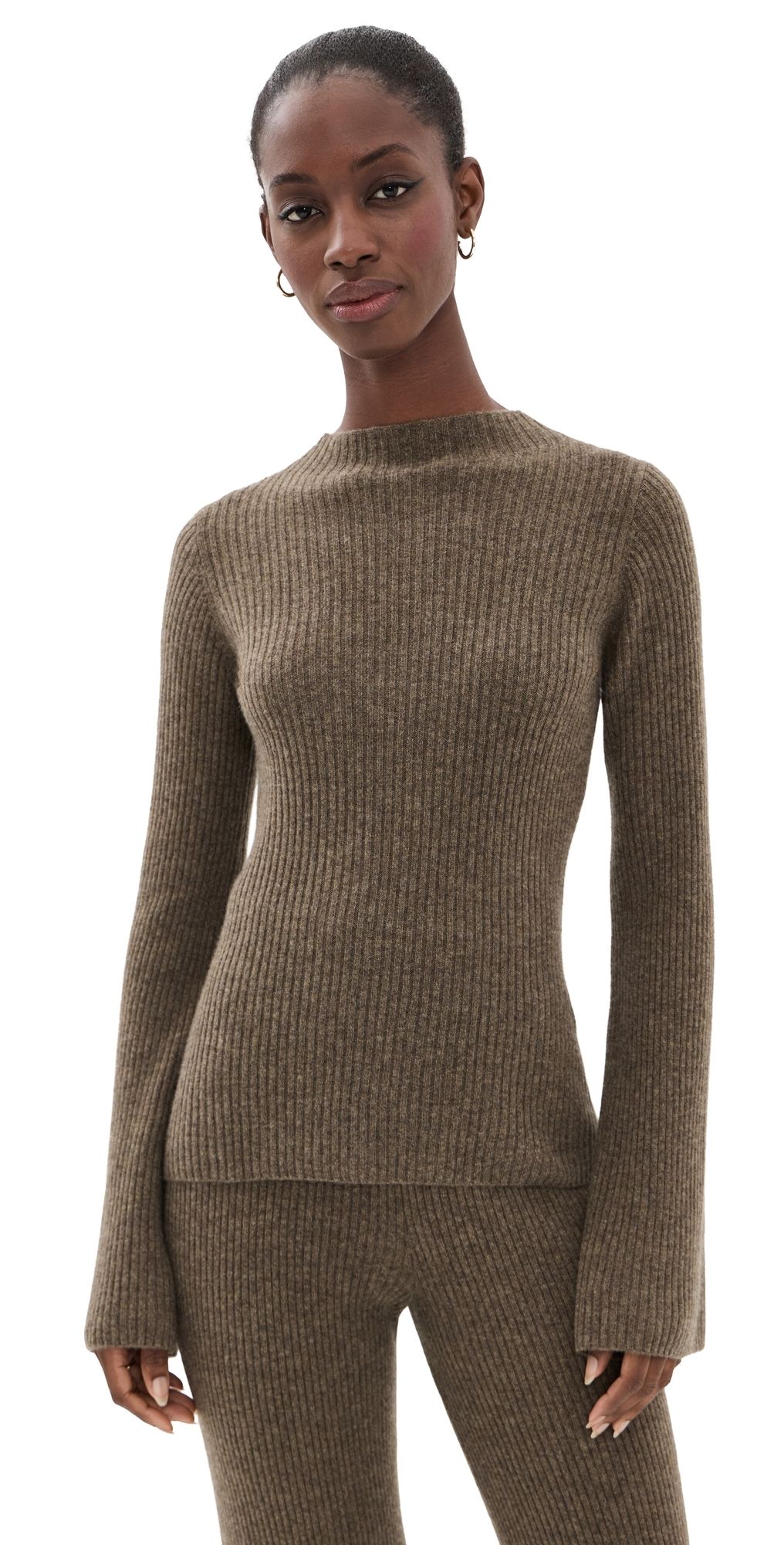 Le Kasha Utah Cashmere Sweater Olive L