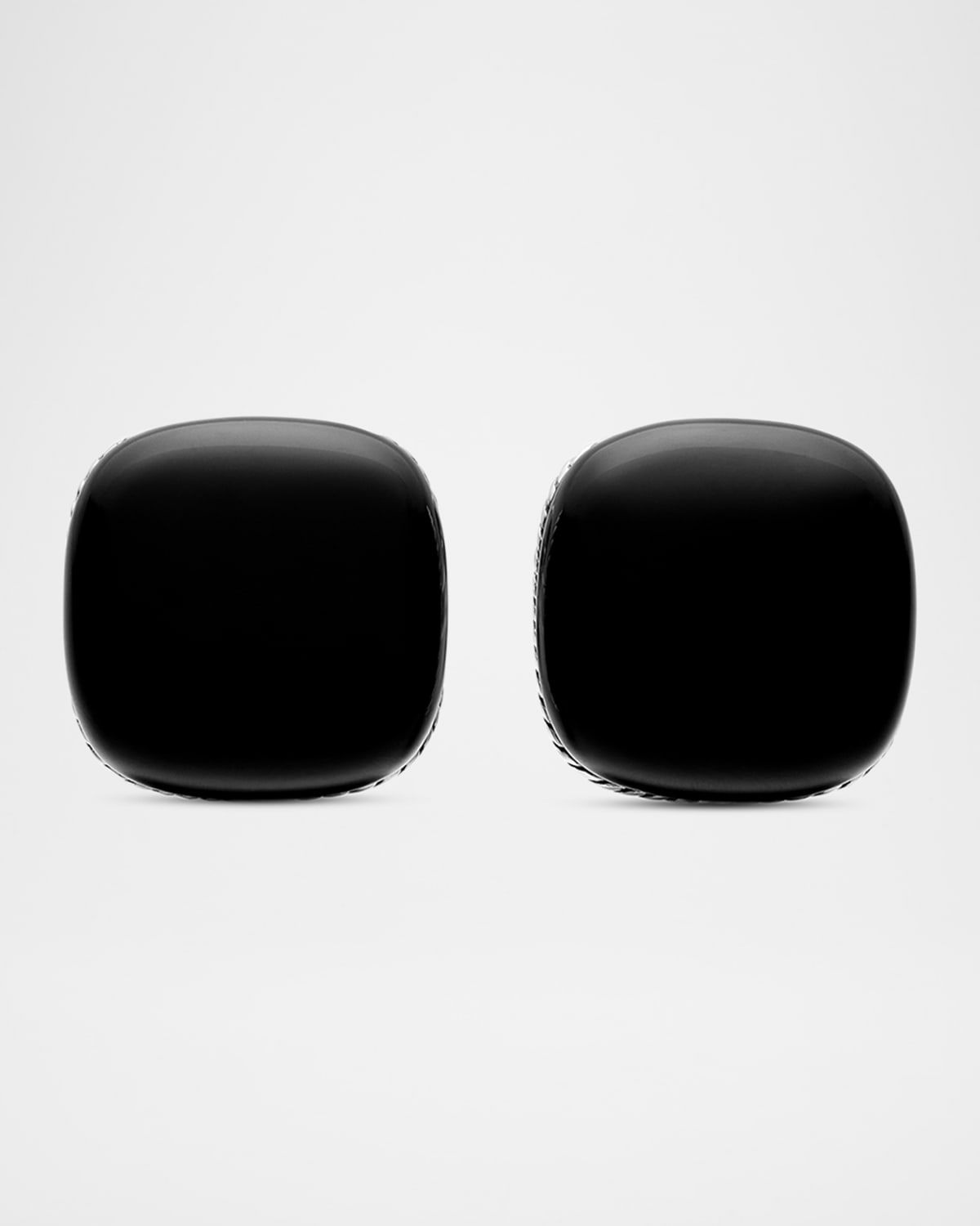 Men & apos;s Streamline Cuff Links with Black Onyx