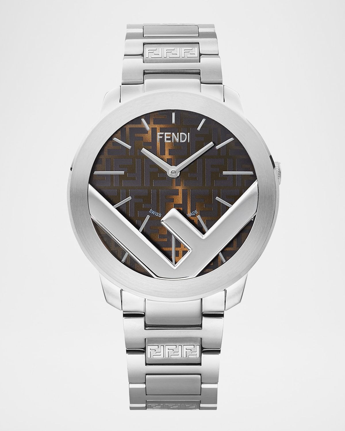 F Is Fendi Stainless Steel Bracelet Watch, 41mm